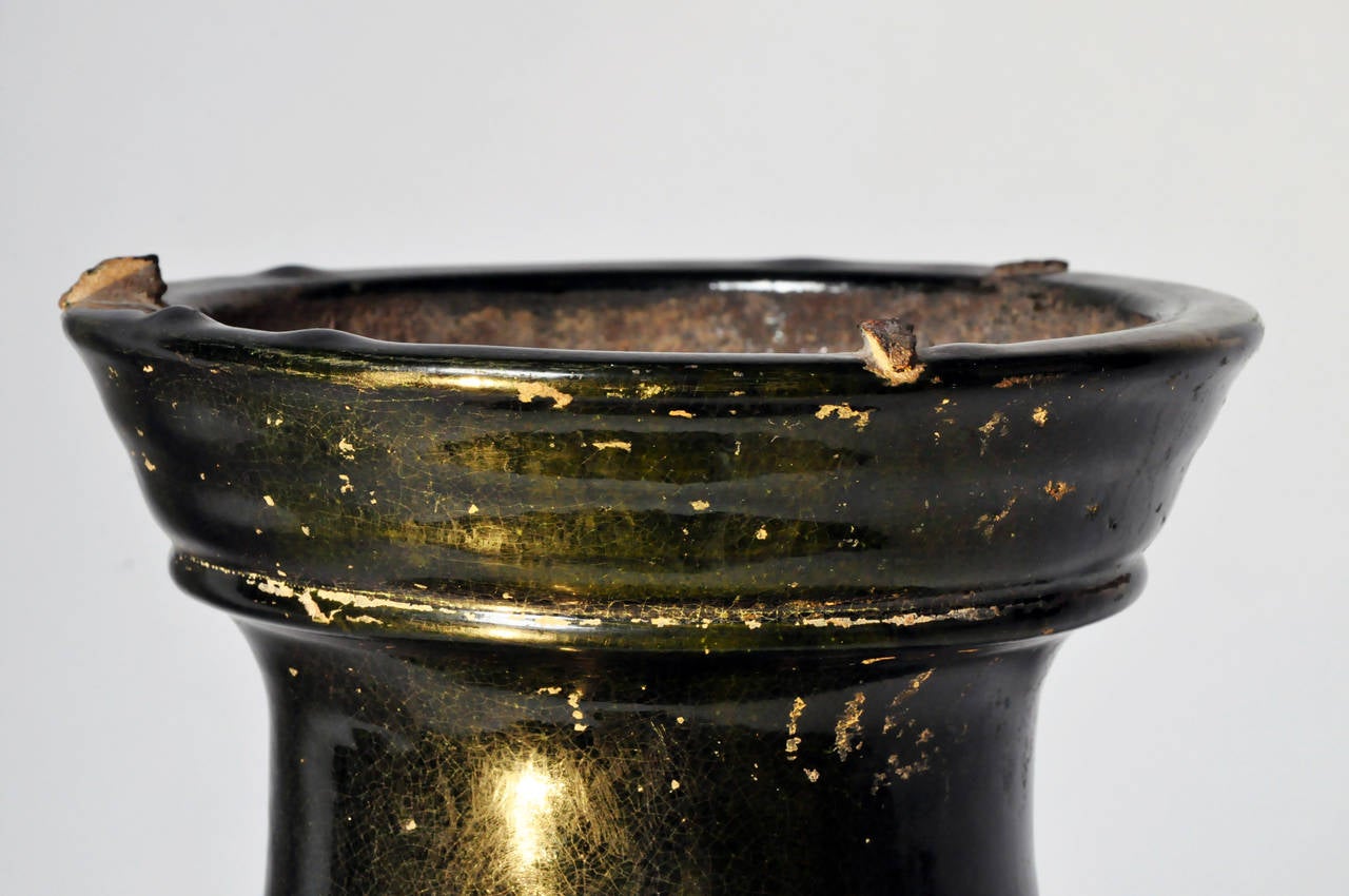 Chinese Han Dynasty Green Glazed Vase