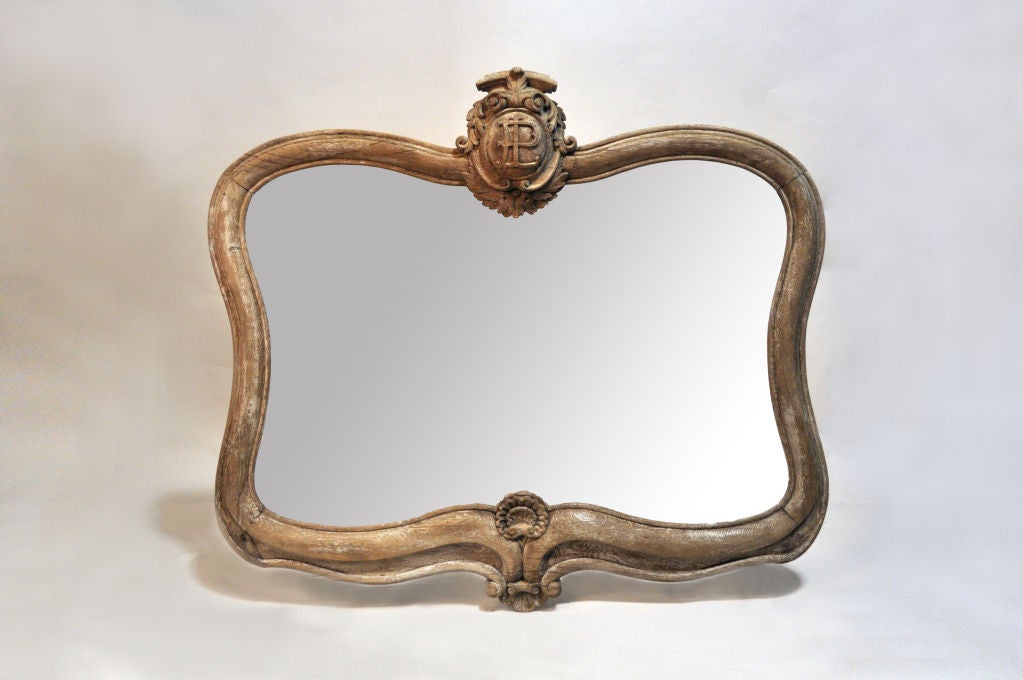Wooden Mirror Frame with Carving