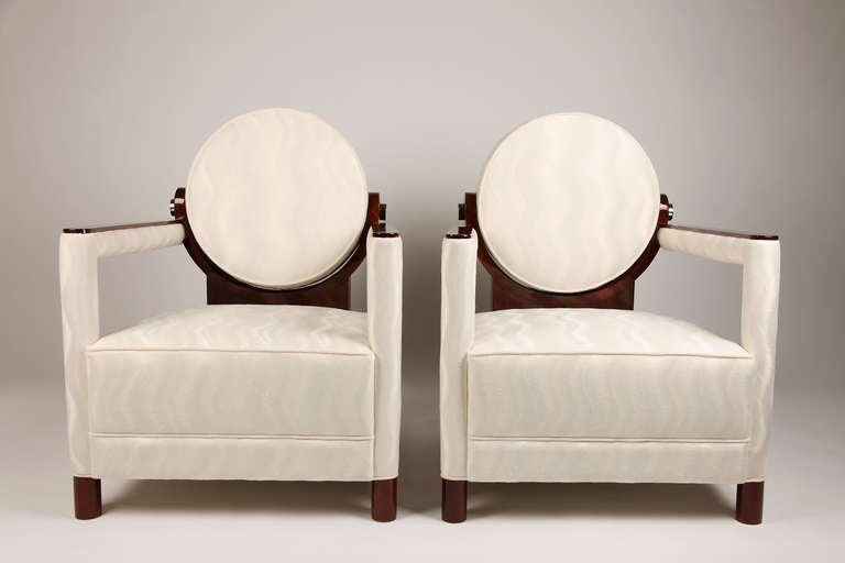 A Pair of Art Deco Club Chairs
