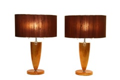 Pair of Hungarian Art Deco Style Table Lamps