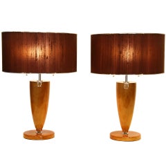 Pair of Hungarian Art Deco Style Table Lamps 9