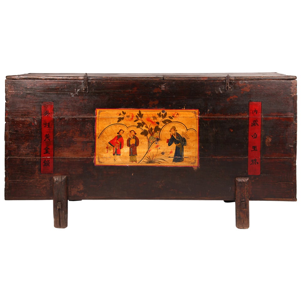 19th Century Painted Chinese Chest