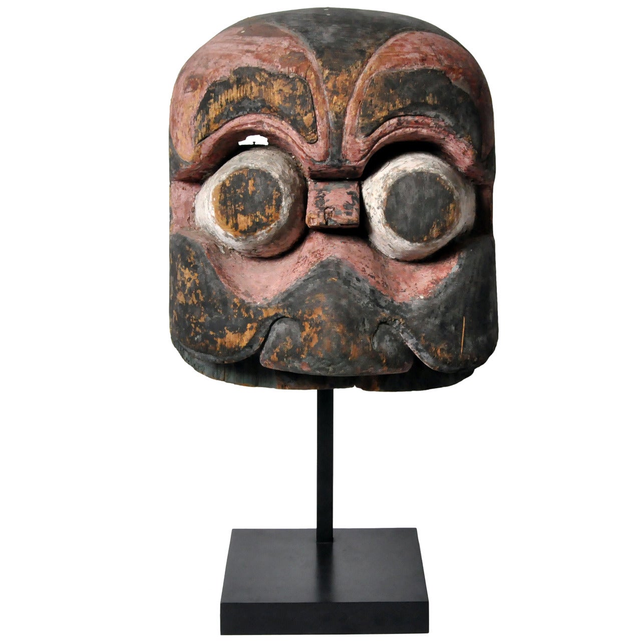 19th Century Carved Temple Mask