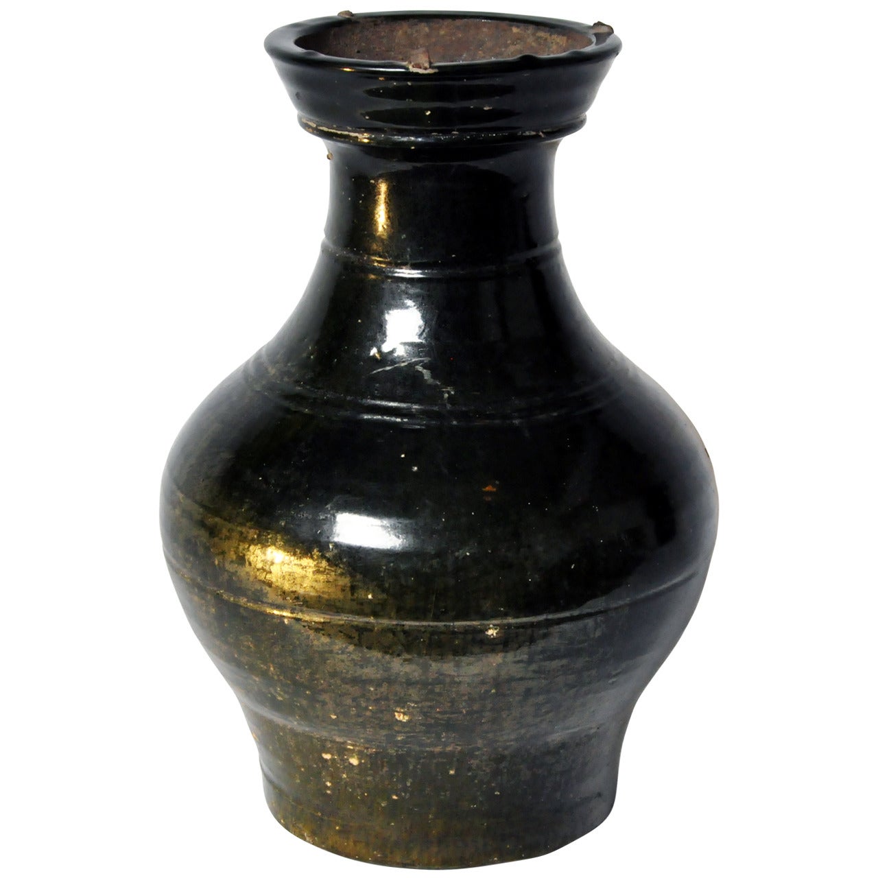 Han Dynasty Green Glazed Vase