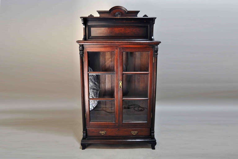 British Colonial Display Cabinet