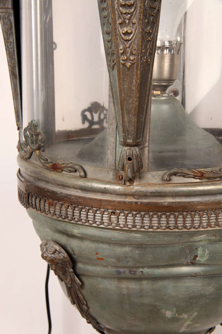 Pair of Monumental Louis XVI Style Lanterns 1