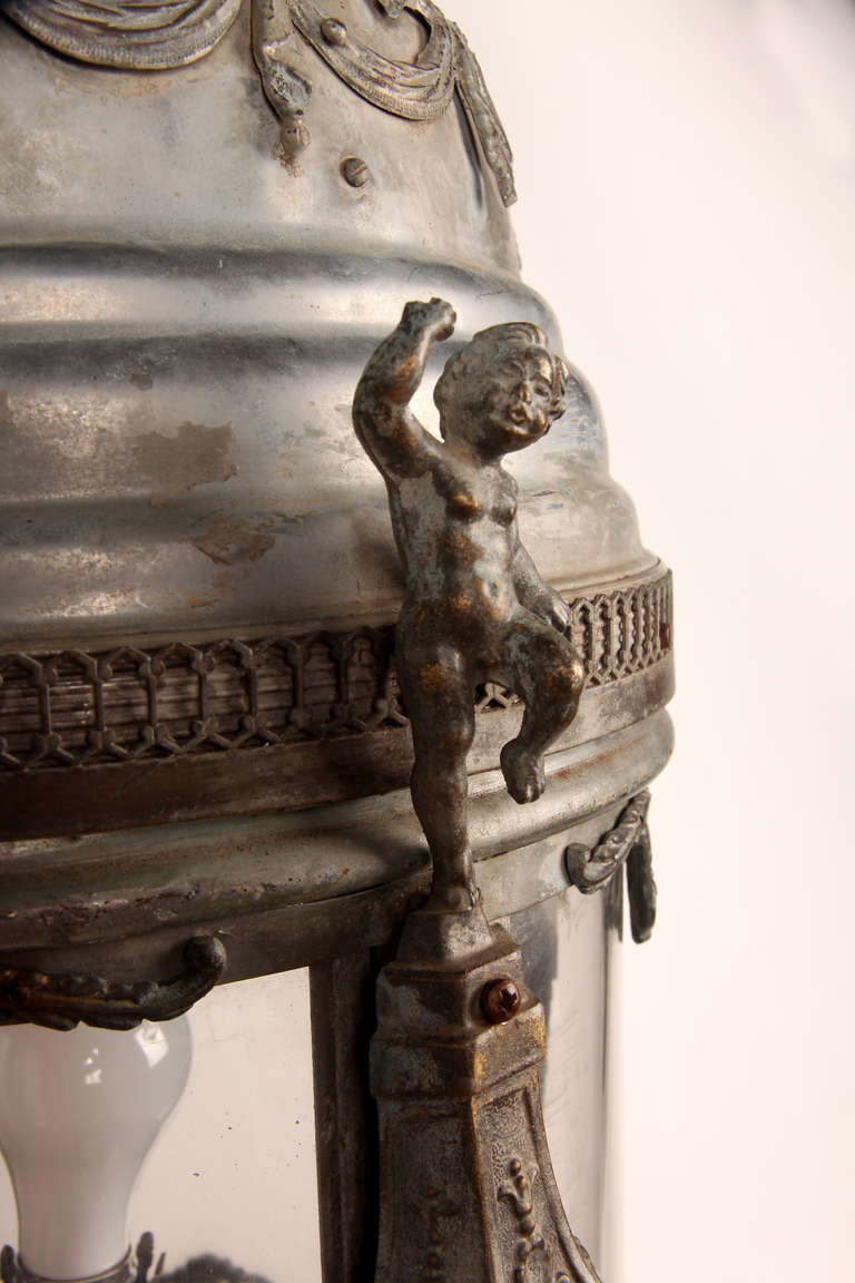Pair of Monumental Louis XVI Style Lanterns 2