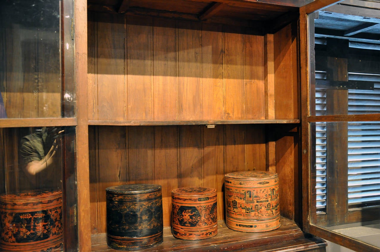Monumental British Colonial Cabinet 1
