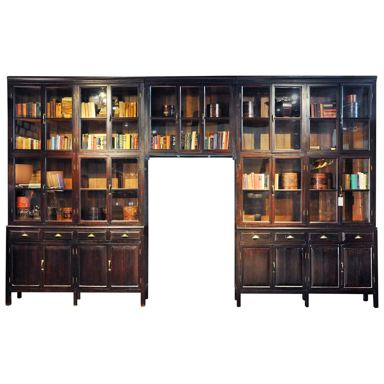 Monumental British Colonial Cabinet