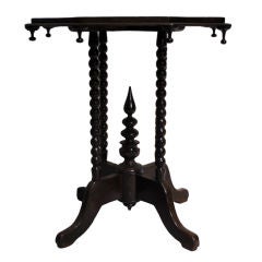 British Colonial Octagonal Side Table