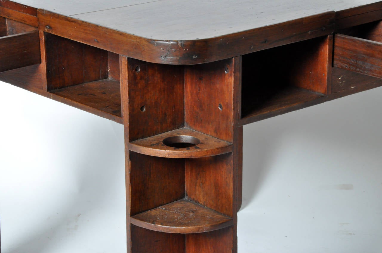 British Colonial Game Table In Good Condition In Chicago, IL