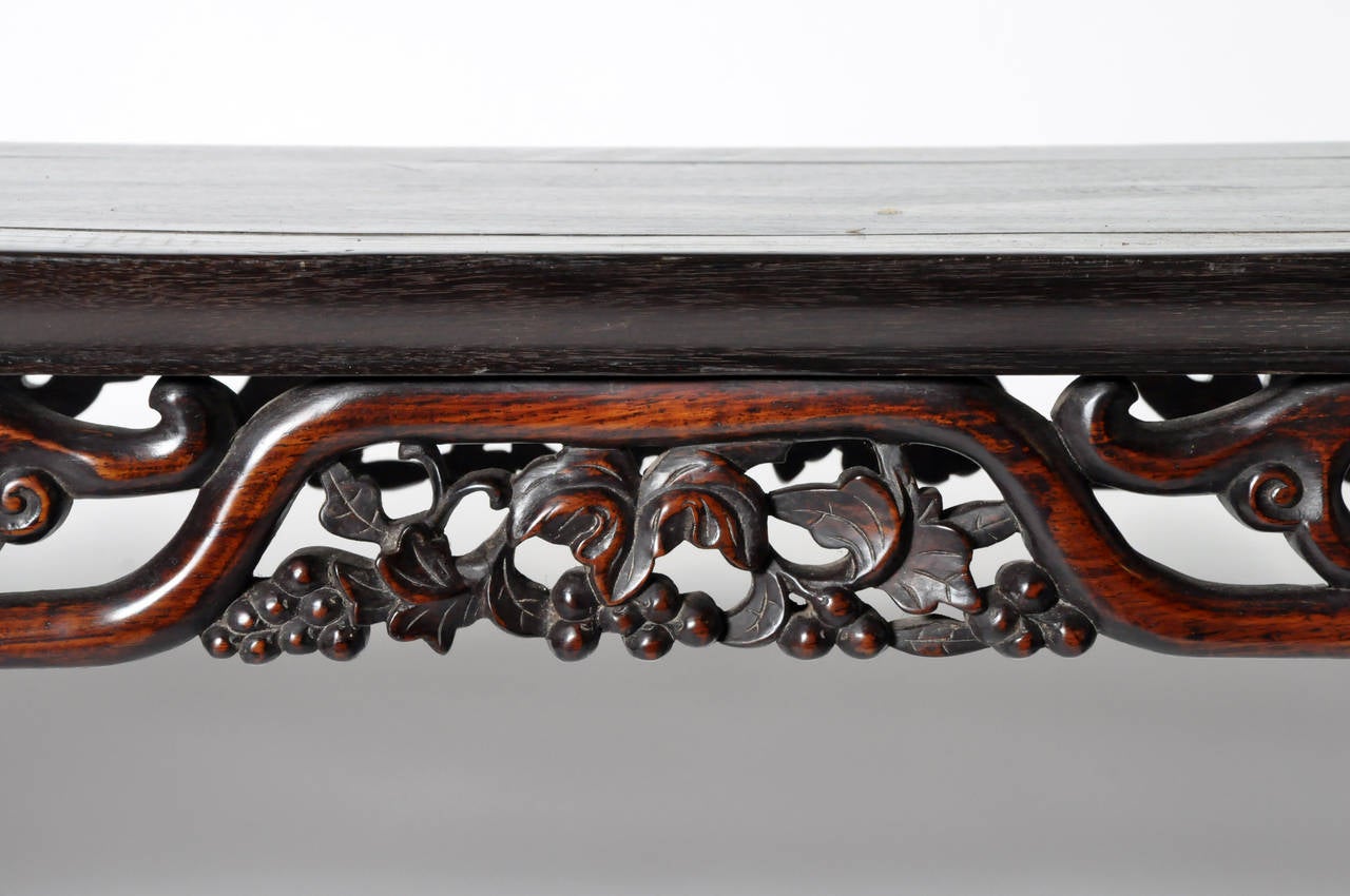 Wood 19th Century Carved Altar Table