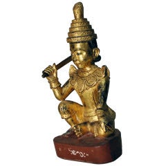 Burmese Temple Wood Sculpture