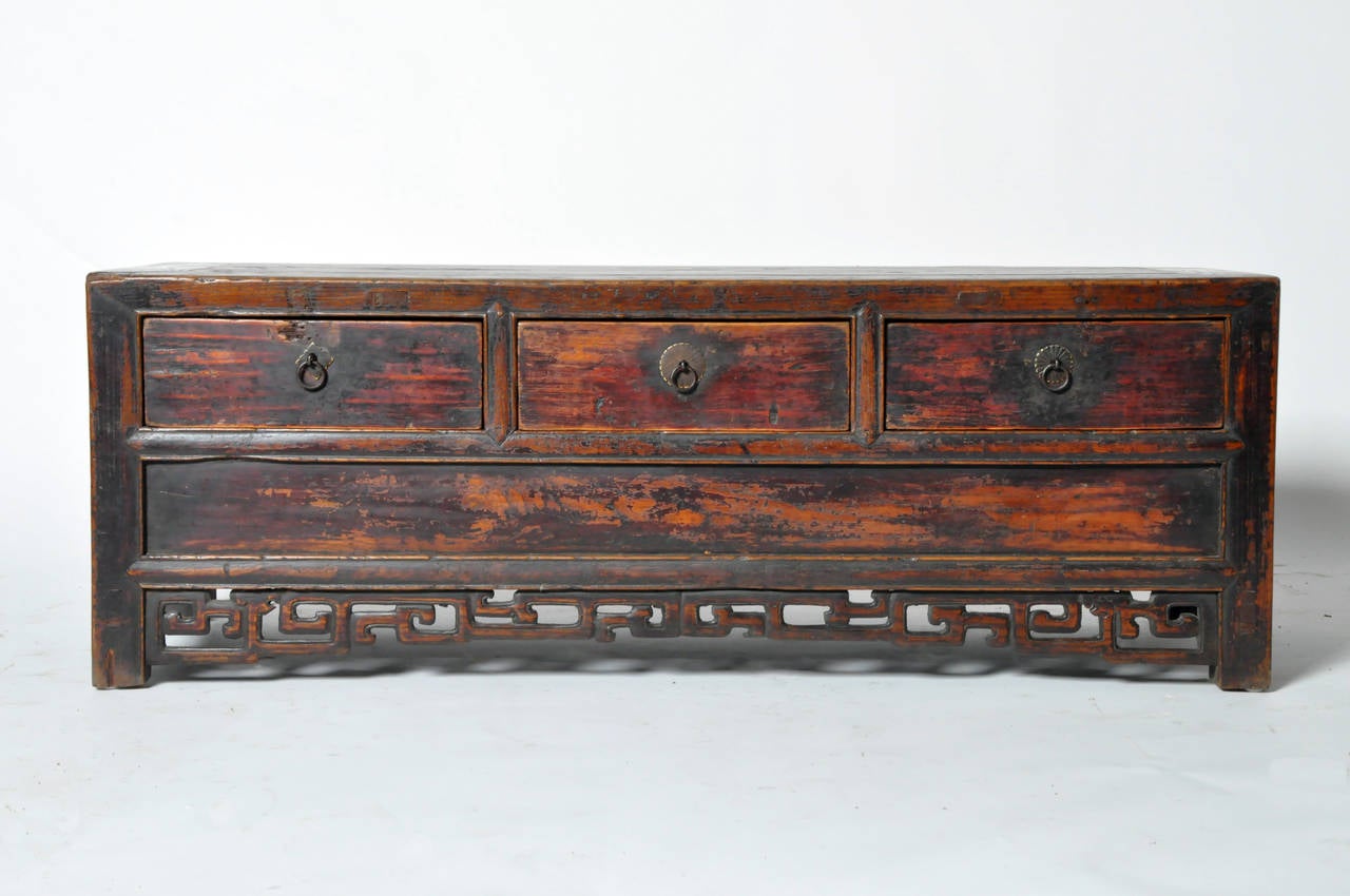 Chinese Elmwood Chest In Good Condition In Chicago, IL