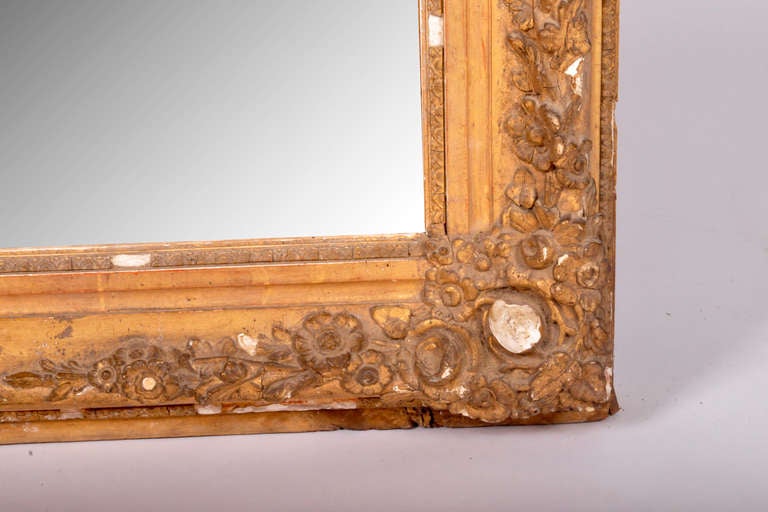 19th Century Louis Philippe Style Giltwood Mirror