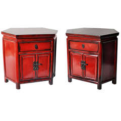 A 19th Century Hexagonal Side Chest