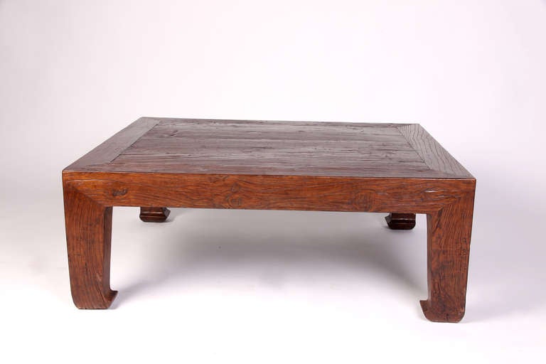 Chinese Tang Style Low Rectangular Table In Good Condition In Chicago, IL
