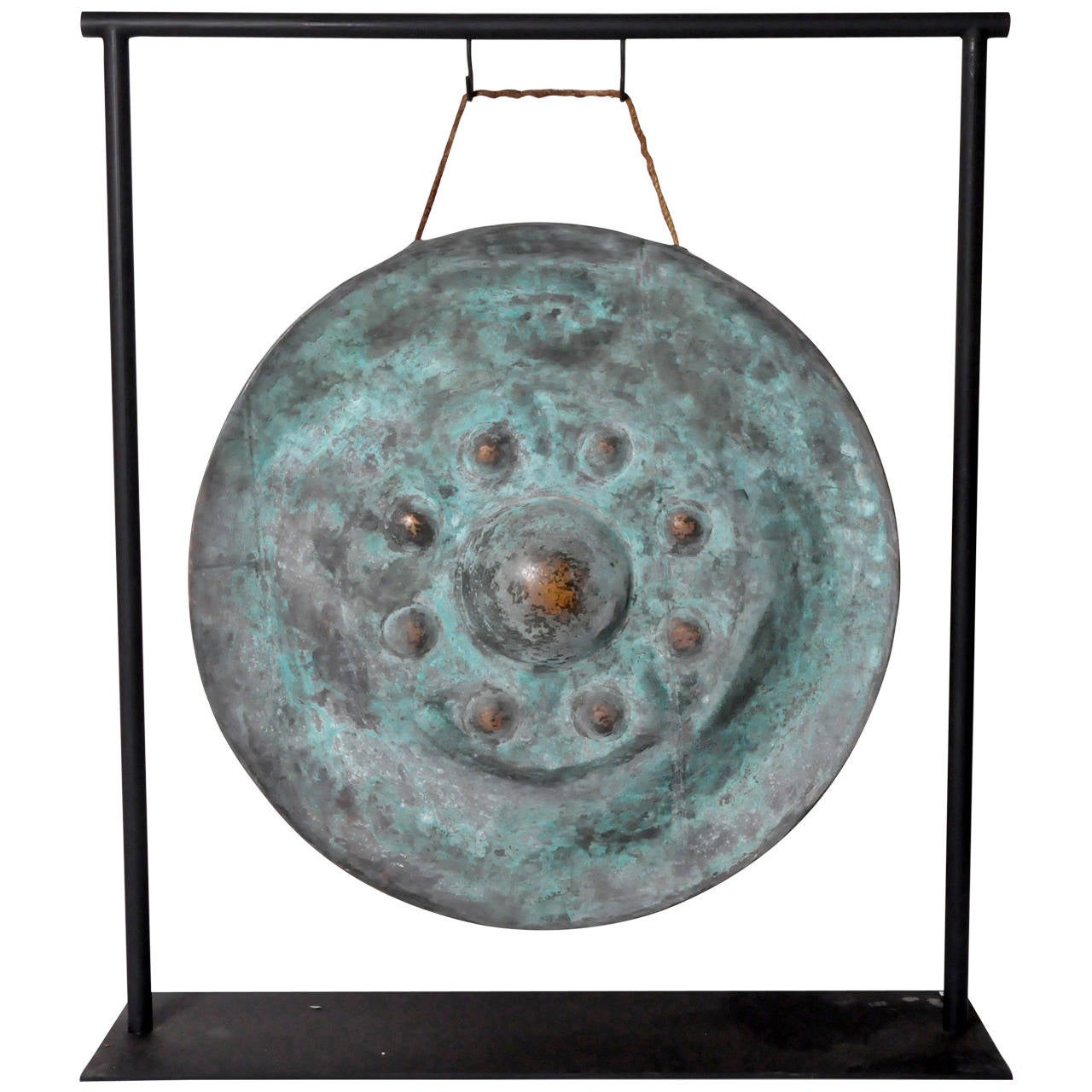 oxidized-bronze-gong-at-1stdibs