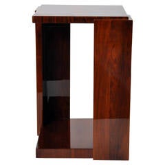 Walnut Veneer Side Table