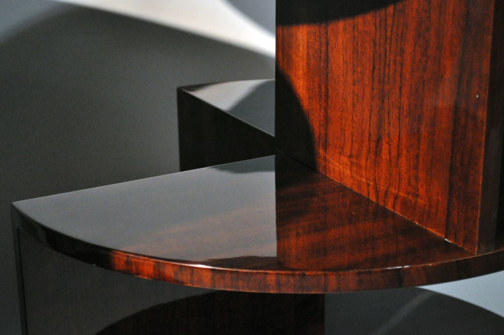 Mid-20th Century Sectional Round Bookshelf