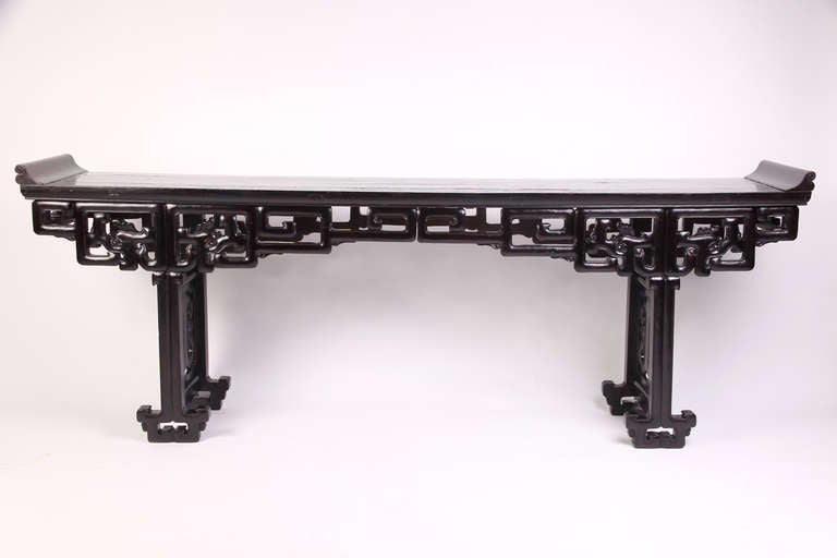 Impressive Chinese Trestle Leg Altar Table