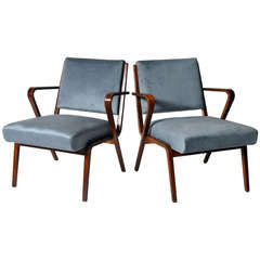 Pair of Mid-Century Armchairs 8