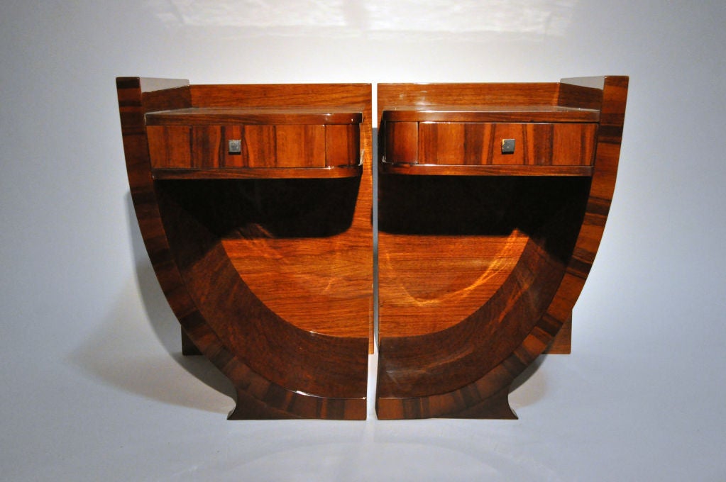 Night Stand with Curved Side