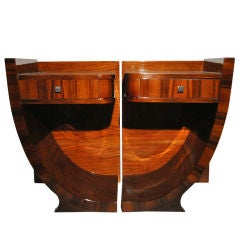 Night Stand with Curved Side