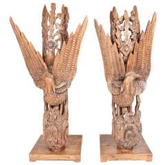 Crane Motif Chinese Architectural Corbels