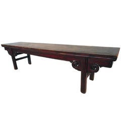 Chinese Waisted Bench