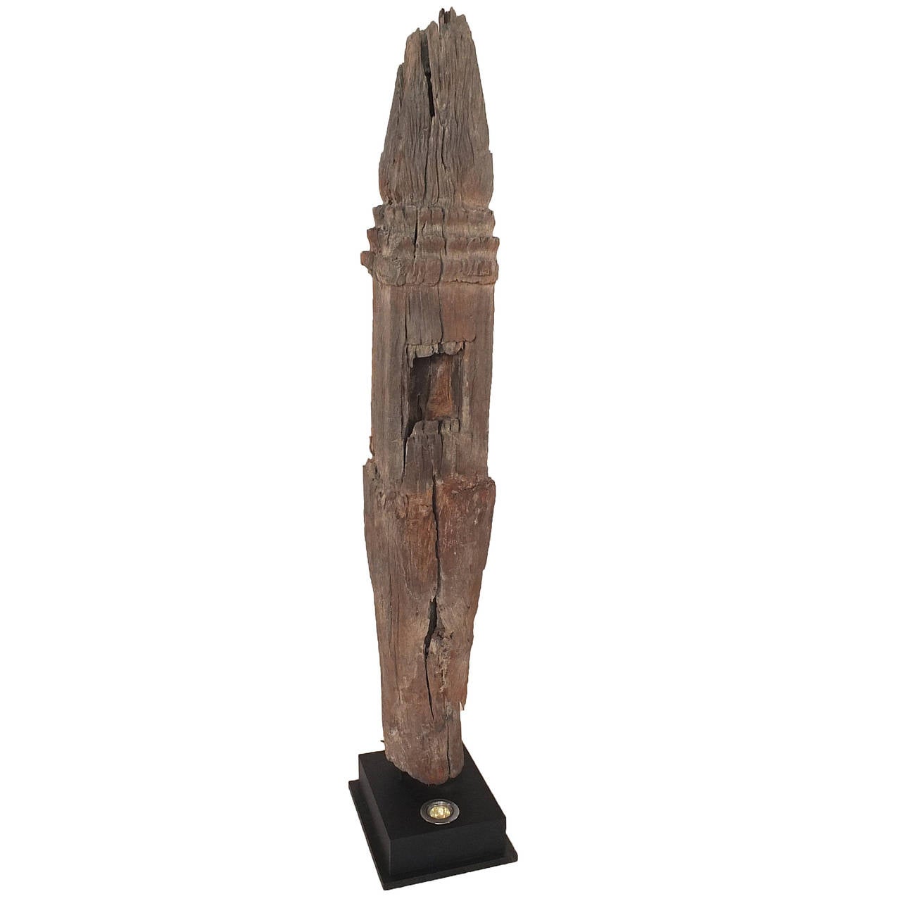 Teakwood Architectural Obelisk at 1stdibs