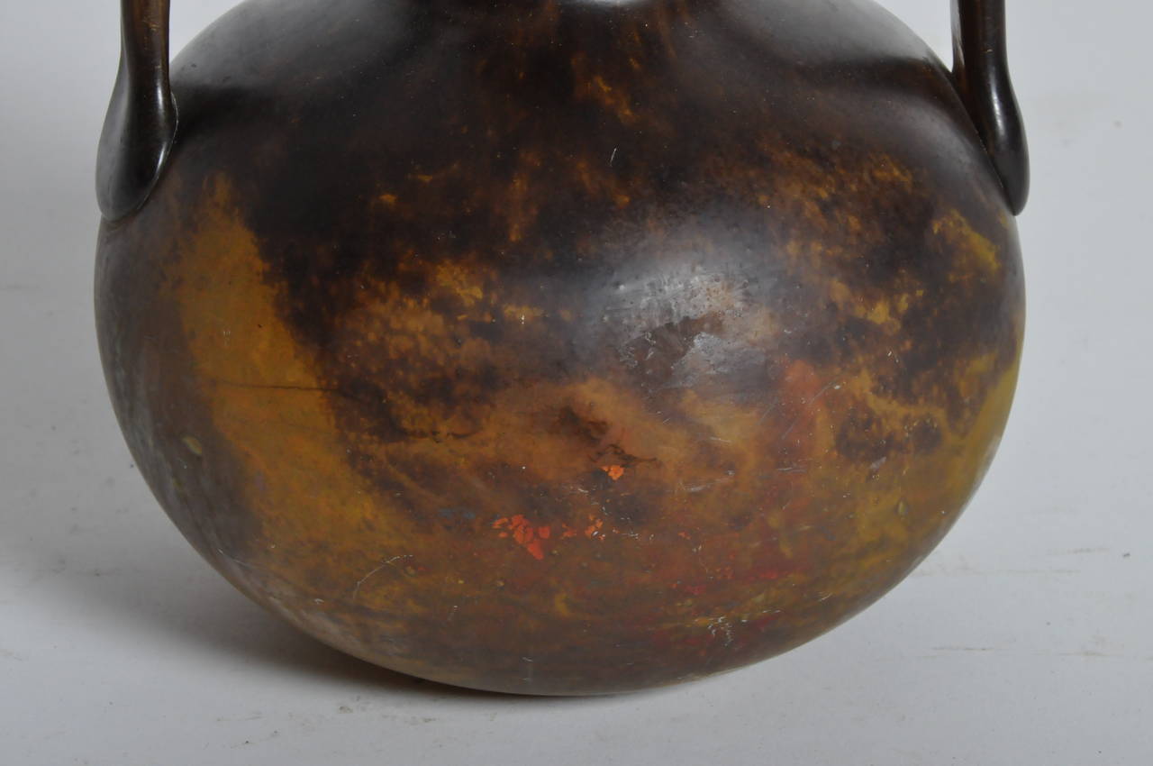French Amphora-Form Glass Vase 2