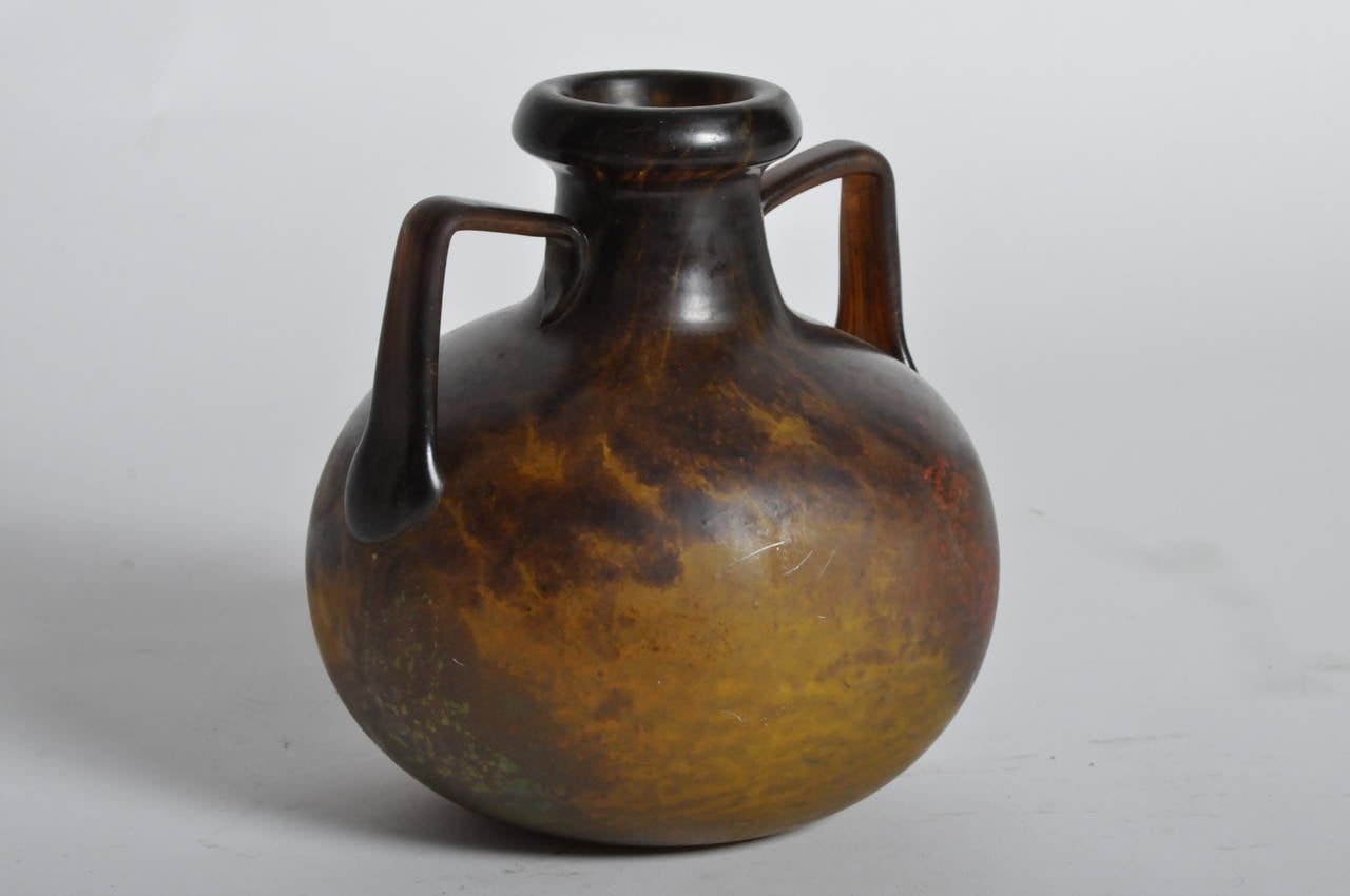 French Amphora-Form Glass Vase 4