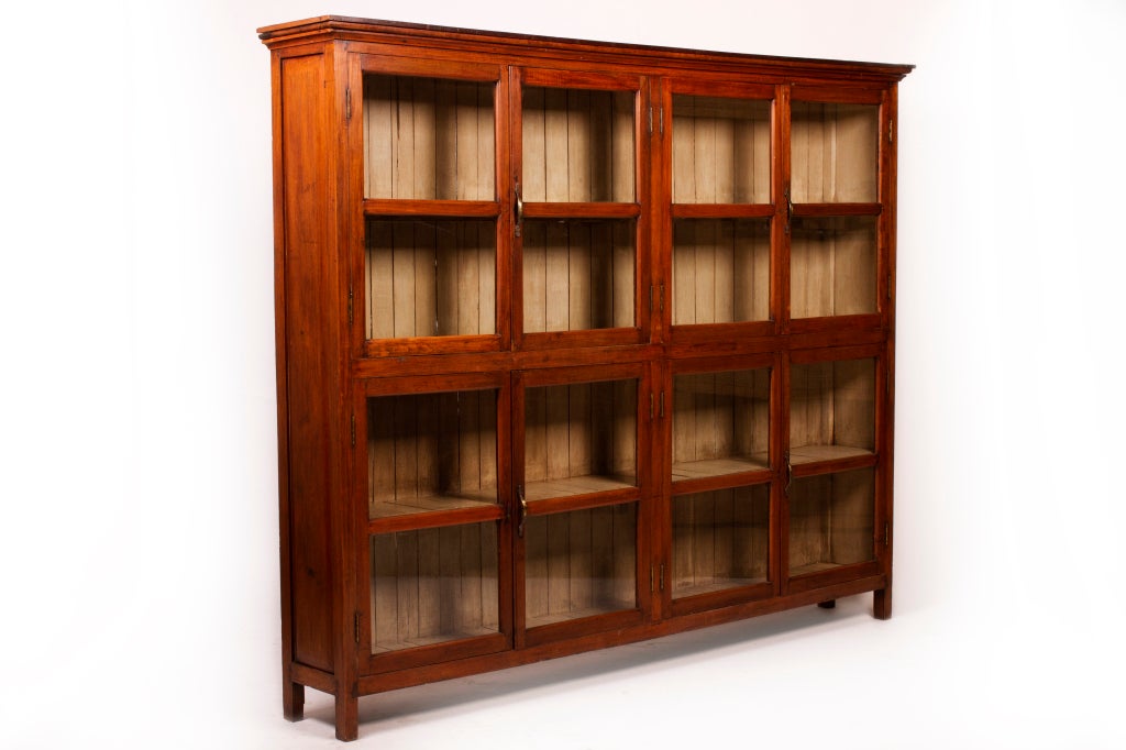 British Colonial Bookcase at 1stdibs