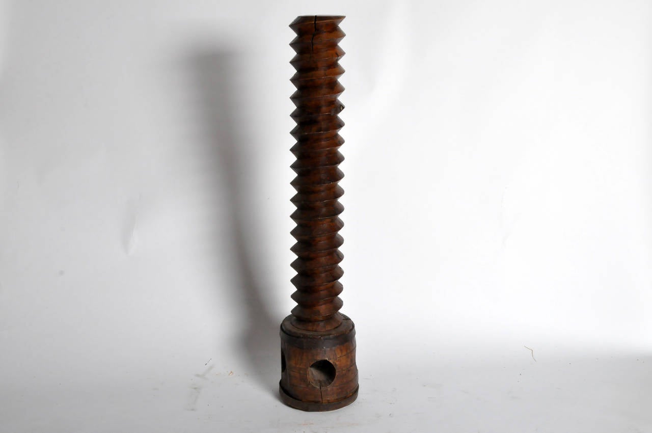 French Walnut Wine Screw at 1stdibs
