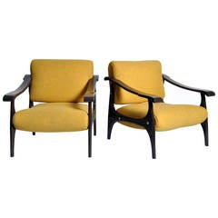Set of Mid-Century Modern Armchairs in the Style of Finn Juhl 5