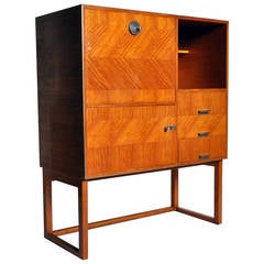 Modern Petite Fall-Front Cabinet 2