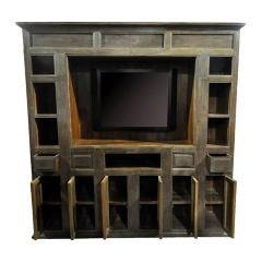 Lanna Thai Cabinet With Open Shelves
