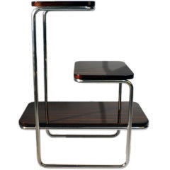 Step Shelf With Chrome Legs