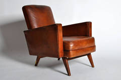 Pair of Mid-Century Modern Square Armchairs