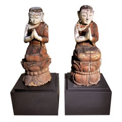 Carved Seating Buddha