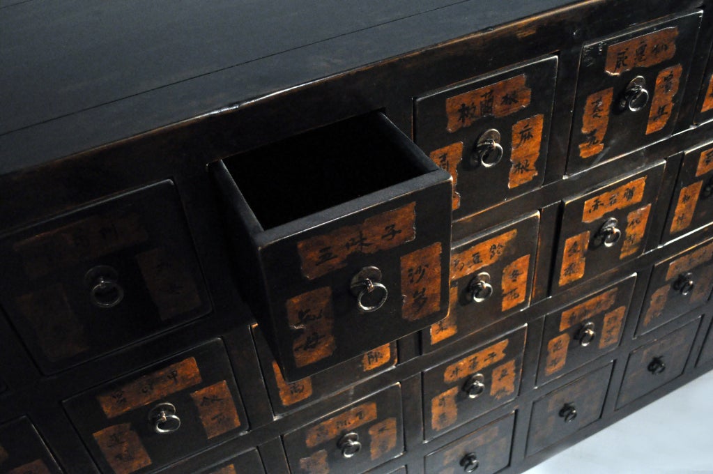 19th Century Chinese Medicine Chest With 36 Drawers