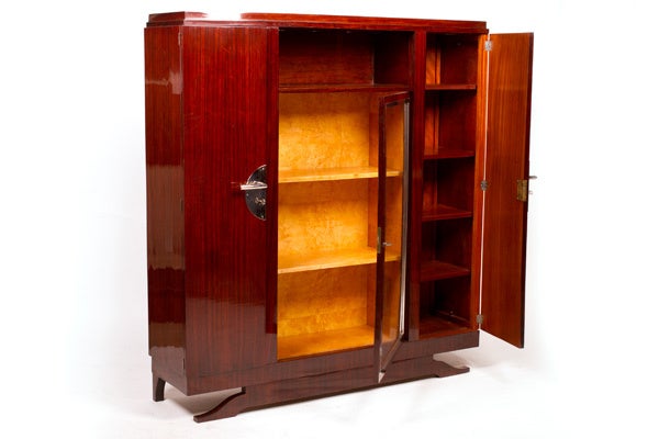 Veneer Art Deco Cabinet