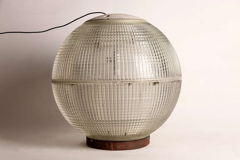 French Round Glass Street Lamp