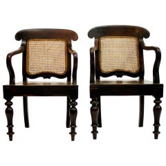 Pair of British Colonial Chairs