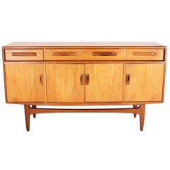Midcentury Sideboard with Three Drawers