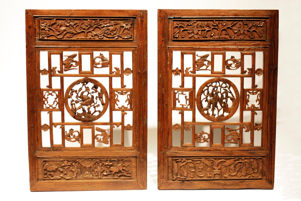 Chinese Window Panel