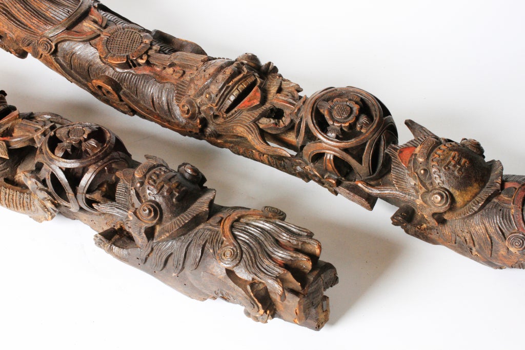 Pair of Chinese Architectural Corbels