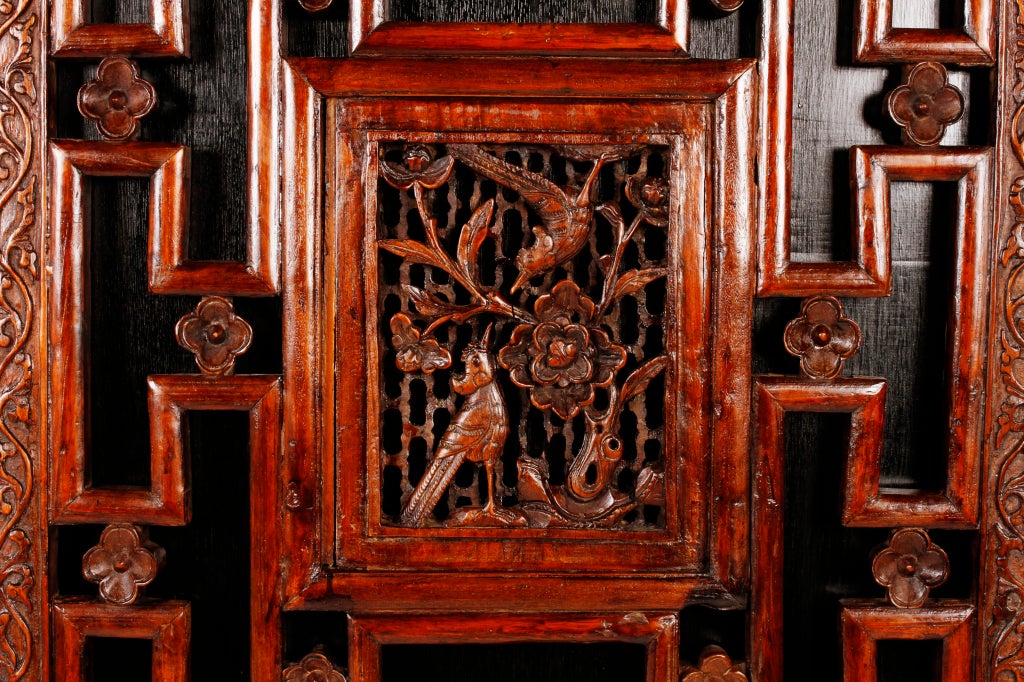 Chinese Framed Window Panel 1