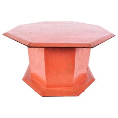 Southeast Asian Octagonal End Table with Storage